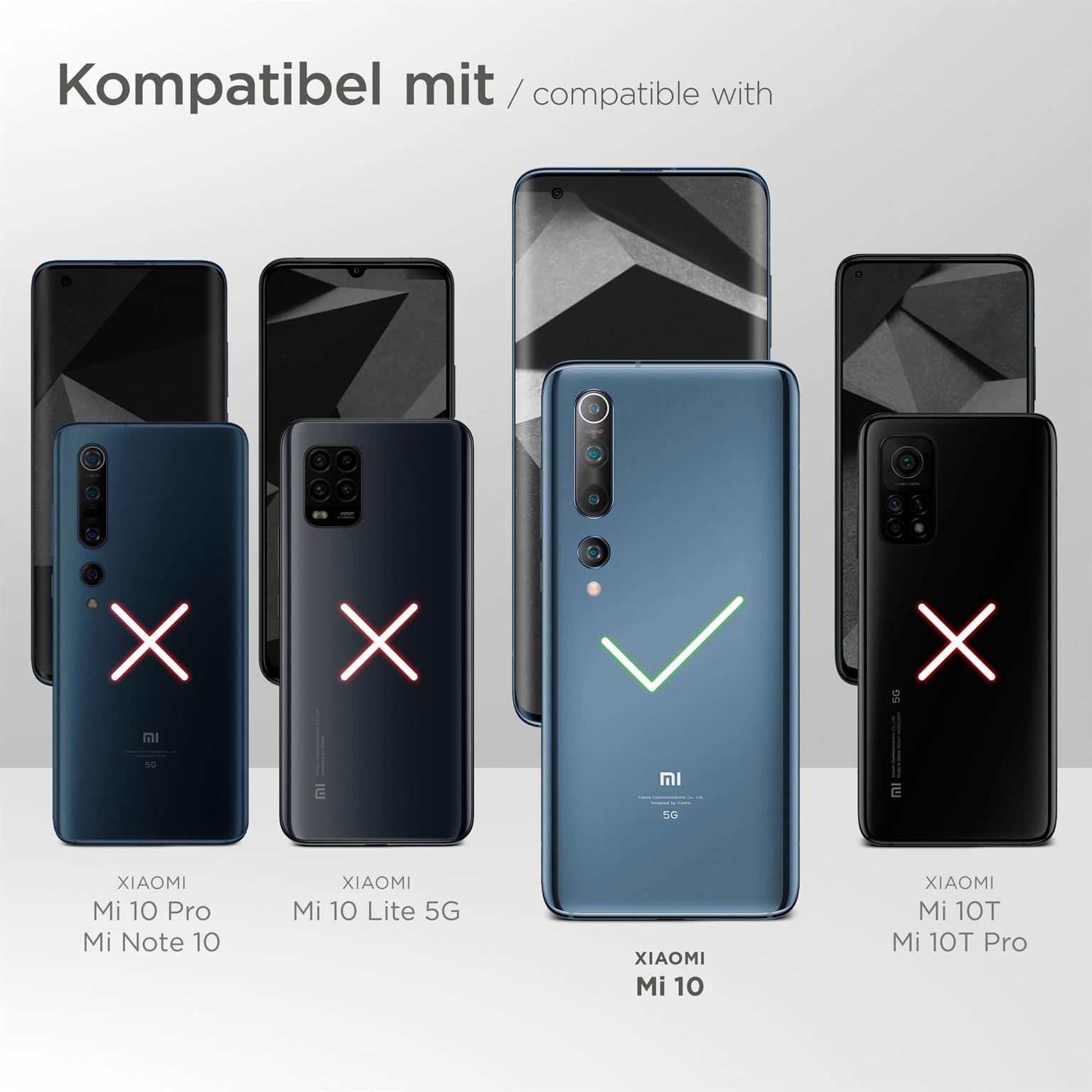 Xiaomi, MOEX Mi Backcover, Rot 10, Weiss Blau Handykette,