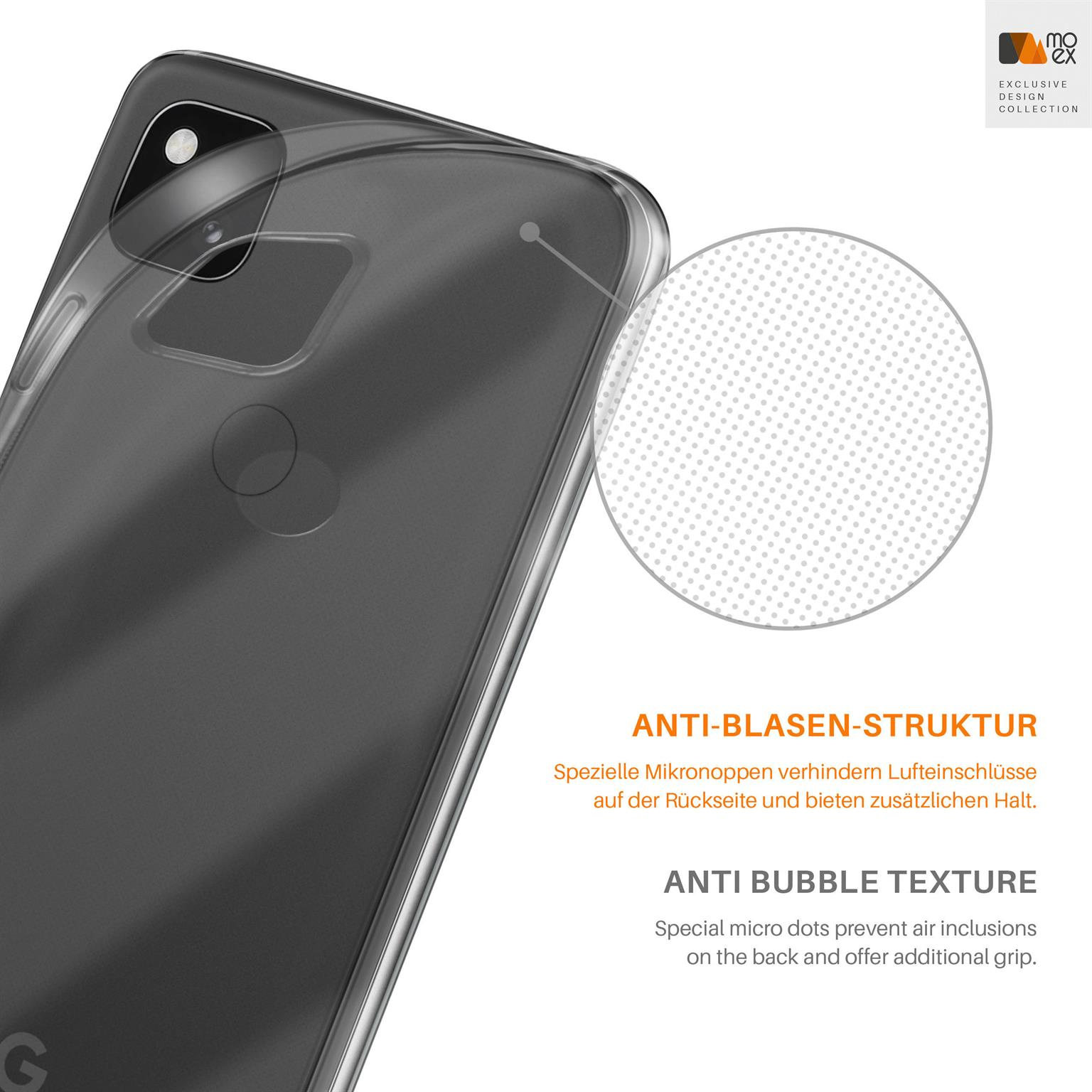 MOEX Aero Case, Backcover, Google, Crystal-Clear 4a, Pixel