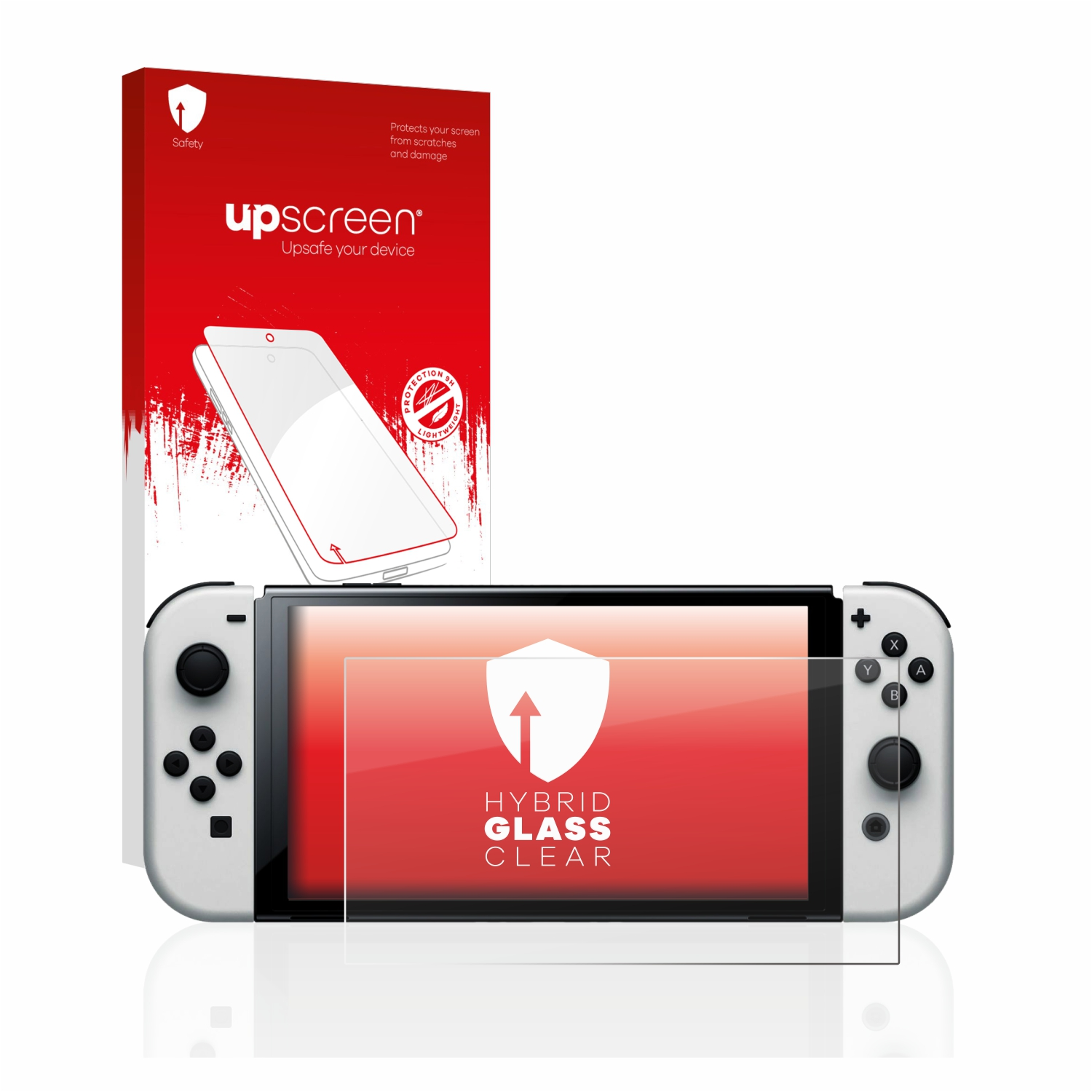 OLED-Modell) UPSCREEN Nintendo klare Schutzfolie(für Switch