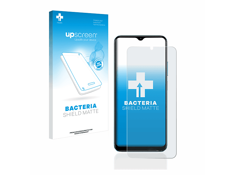 entspiegelt Schutzfolie(für realme matte C33) UPSCREEN antibakteriell