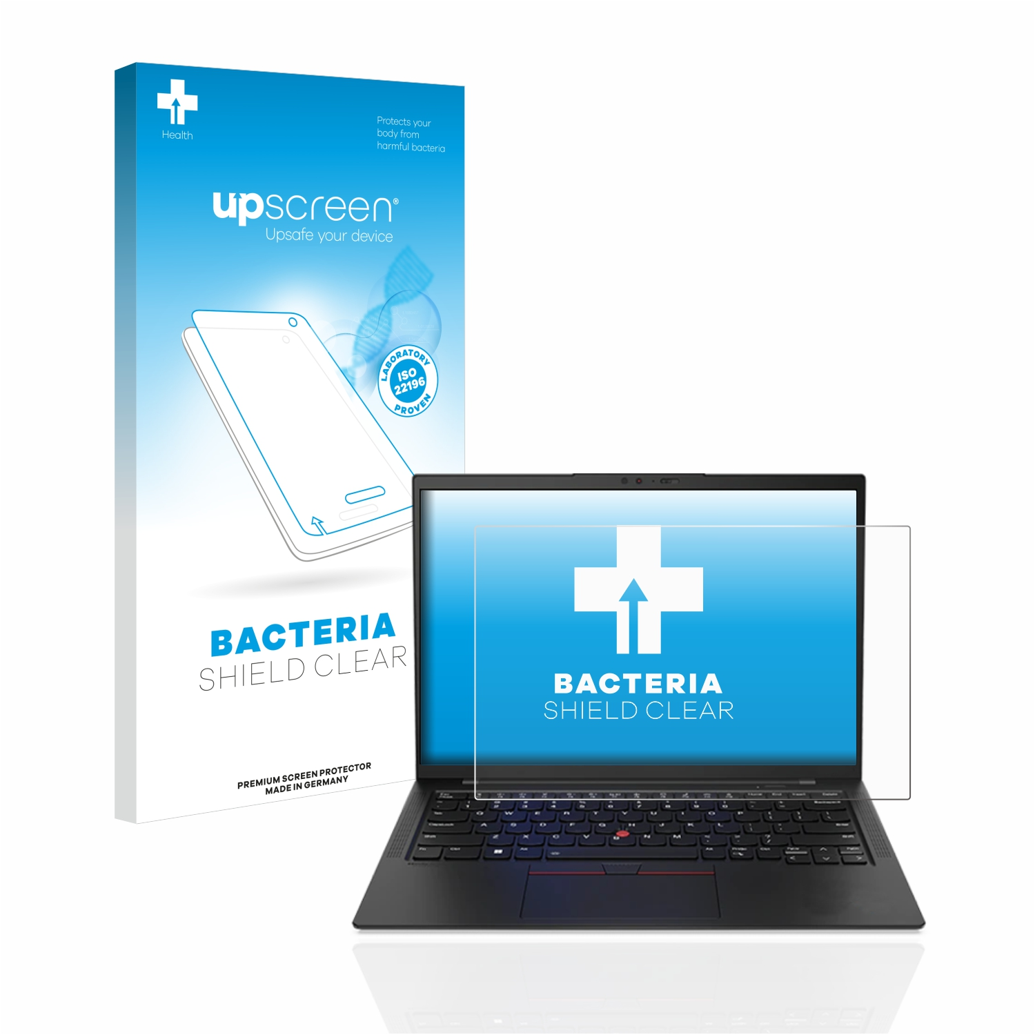 UPSCREEN antibakteriell klare Schutzfolie(für Lenovo ThinkPad (10. Gen.)) 14\
