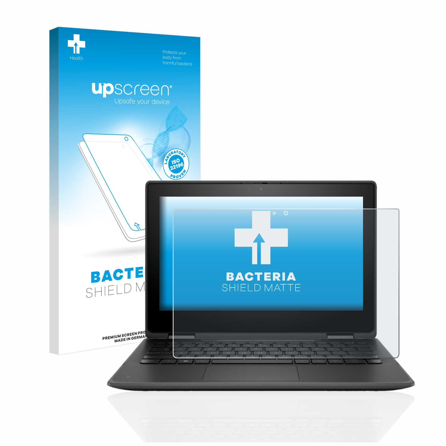 UPSCREEN antibakteriell entspiegelt matte HP G10) Fortis 11 Pro X360 Schutzfolie(für