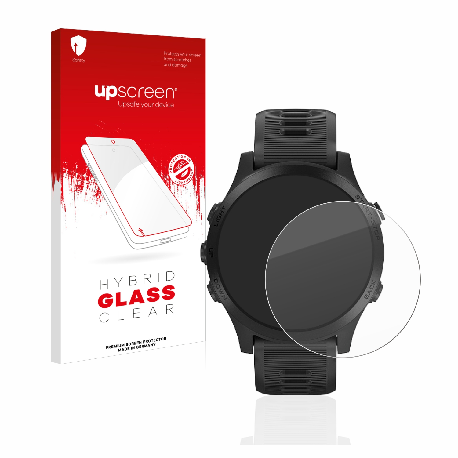 UPSCREEN klare 945) Schutzfolie(für Garmin Forerunner