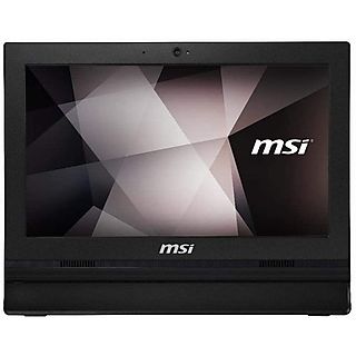 All in One - MSI Pro 16T10M, 15,6 ", Intel Celeron 5205U, 4 GB RAM, 256 GB SSD, Sin tarjeta gráfica, Negro