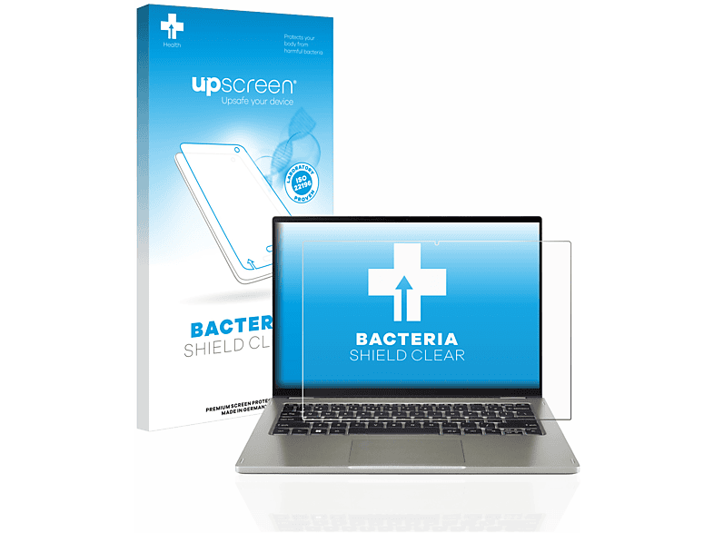 UPSCREEN antibakteriell klare Schutzfolie(für Acer Spin 5 SP514-51N 2-in-1)