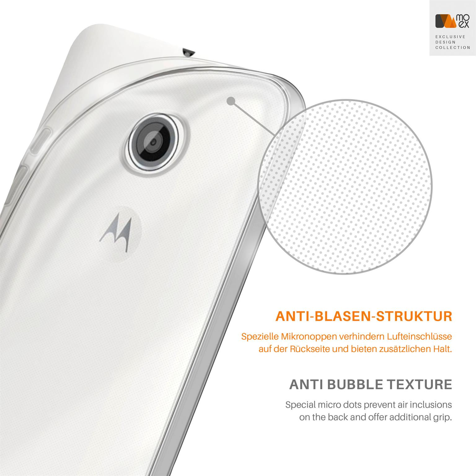 Motorola, Case, MOEX Moto Aero Backcover, Crystal-Clear E,