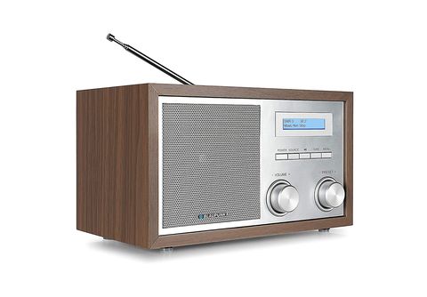 BLAUPUNKT Nostalgieradio mit DAB+| FM, | FM, Radio, DAB, Bluetooth, 180 Wallnuss DAB MediaMarkt DAB+, RXD