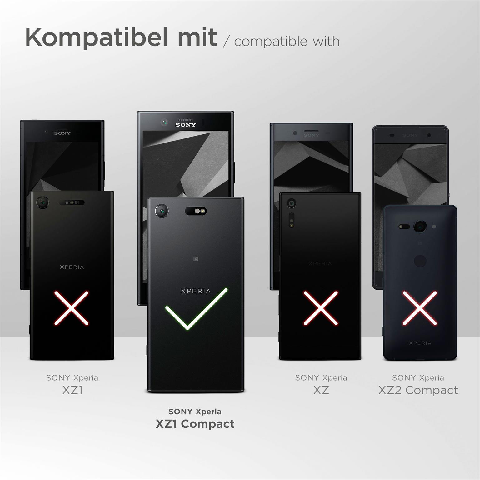 Mehrere schwarze Smartphone-Hüllen mit verschiedenen Modellen und Häkchen.