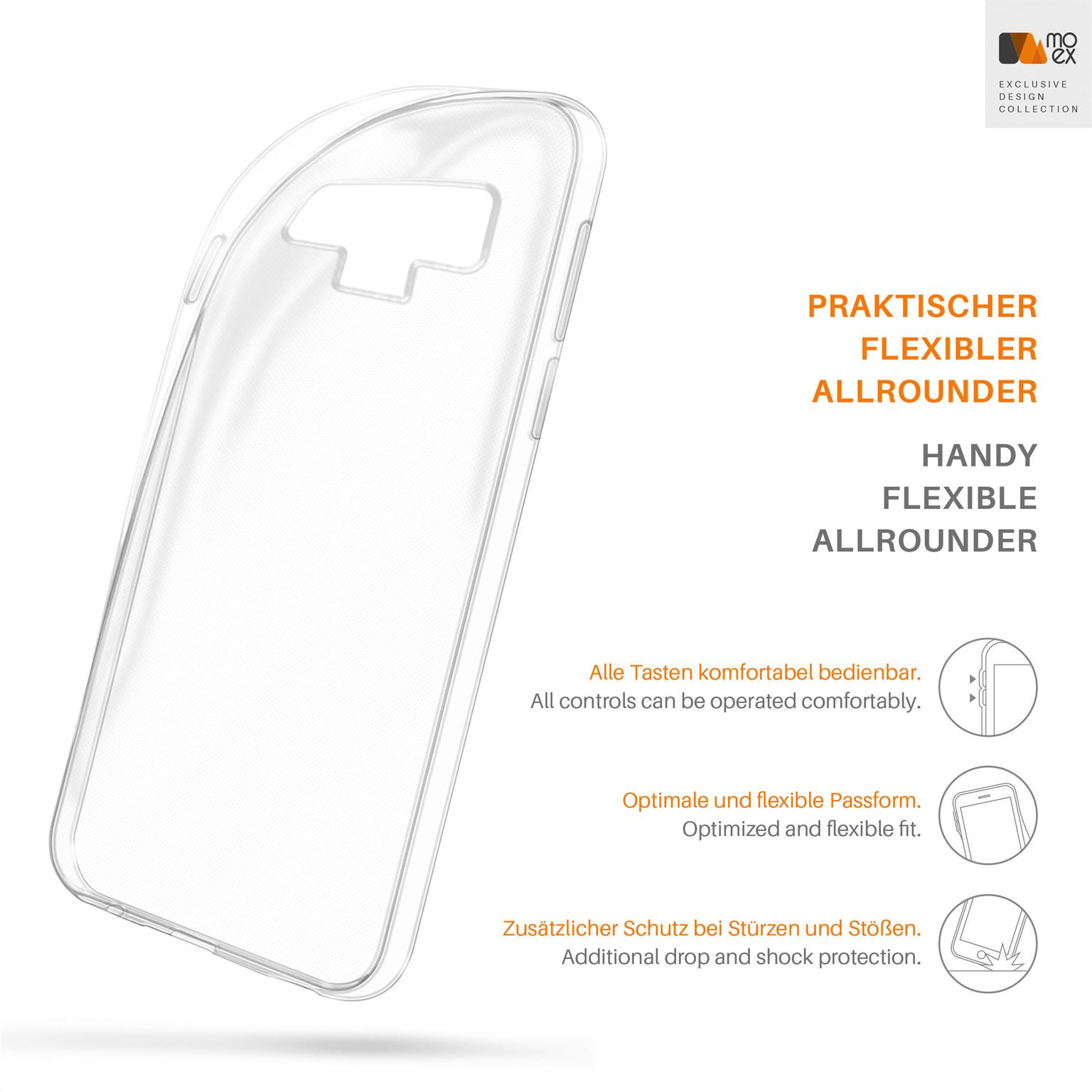 Note Backcover, Crystal-Clear Case, Samsung, 9, Galaxy MOEX Aero