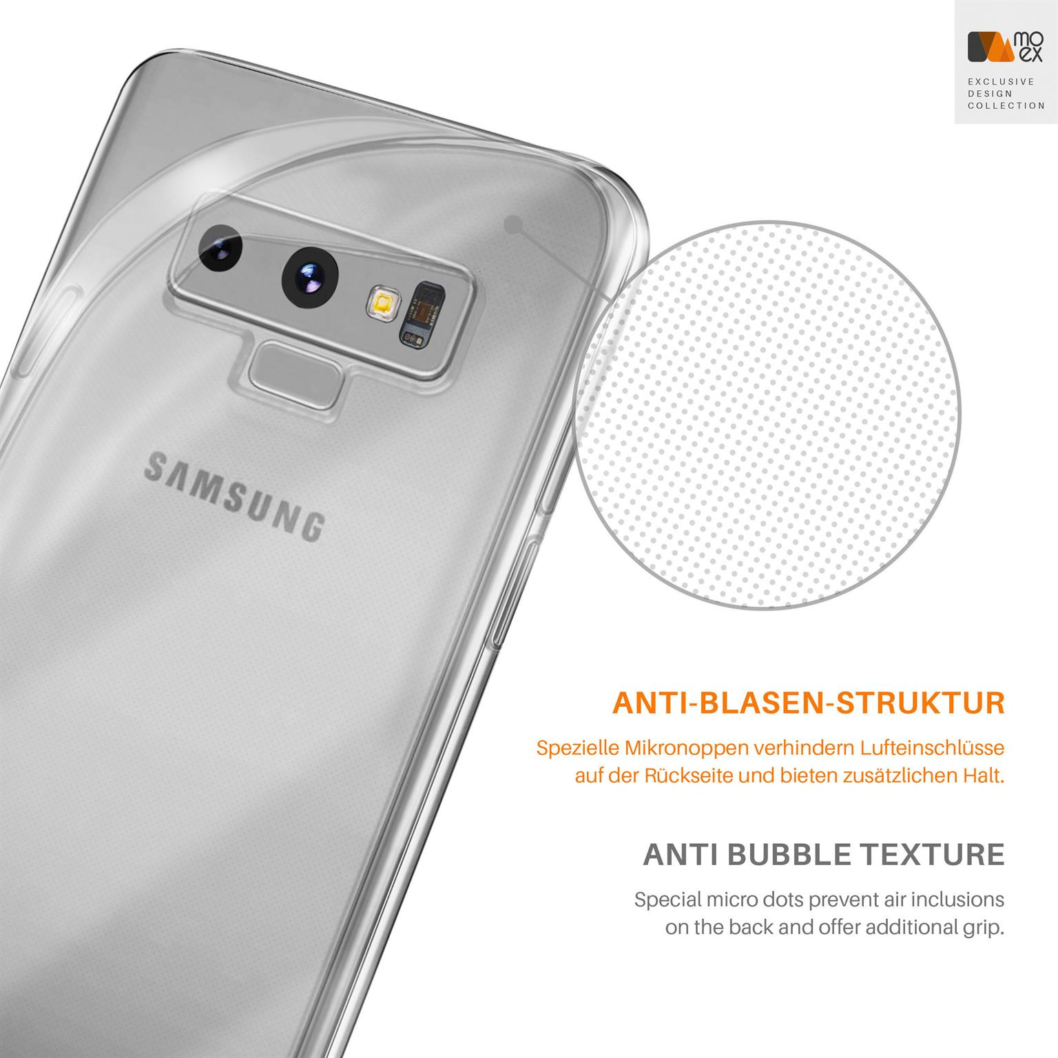 9, Note Backcover, Aero Samsung, MOEX Galaxy Case, Crystal-Clear