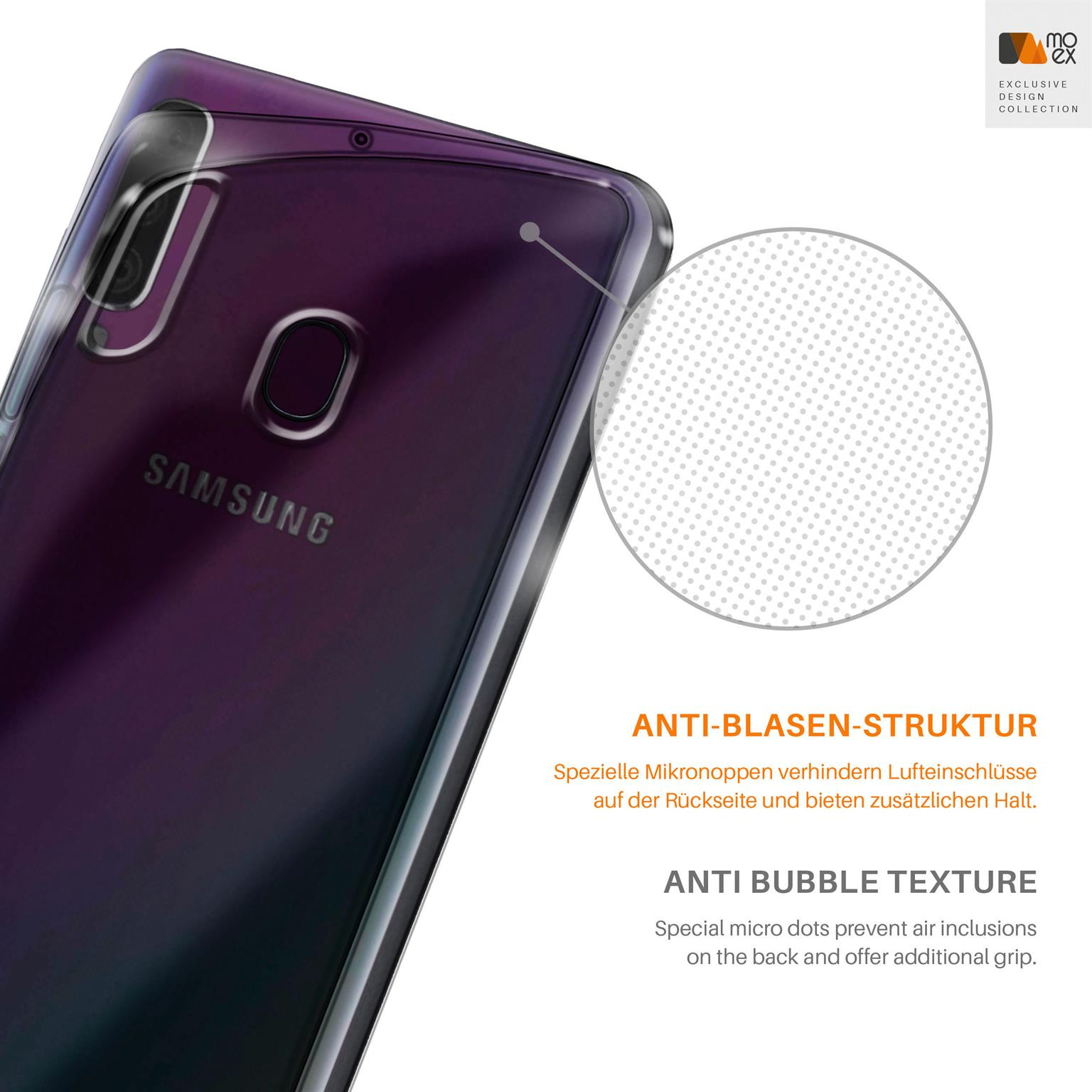 MOEX Aero Case, Samsung, Backcover, A20e, Crystal-Clear Galaxy