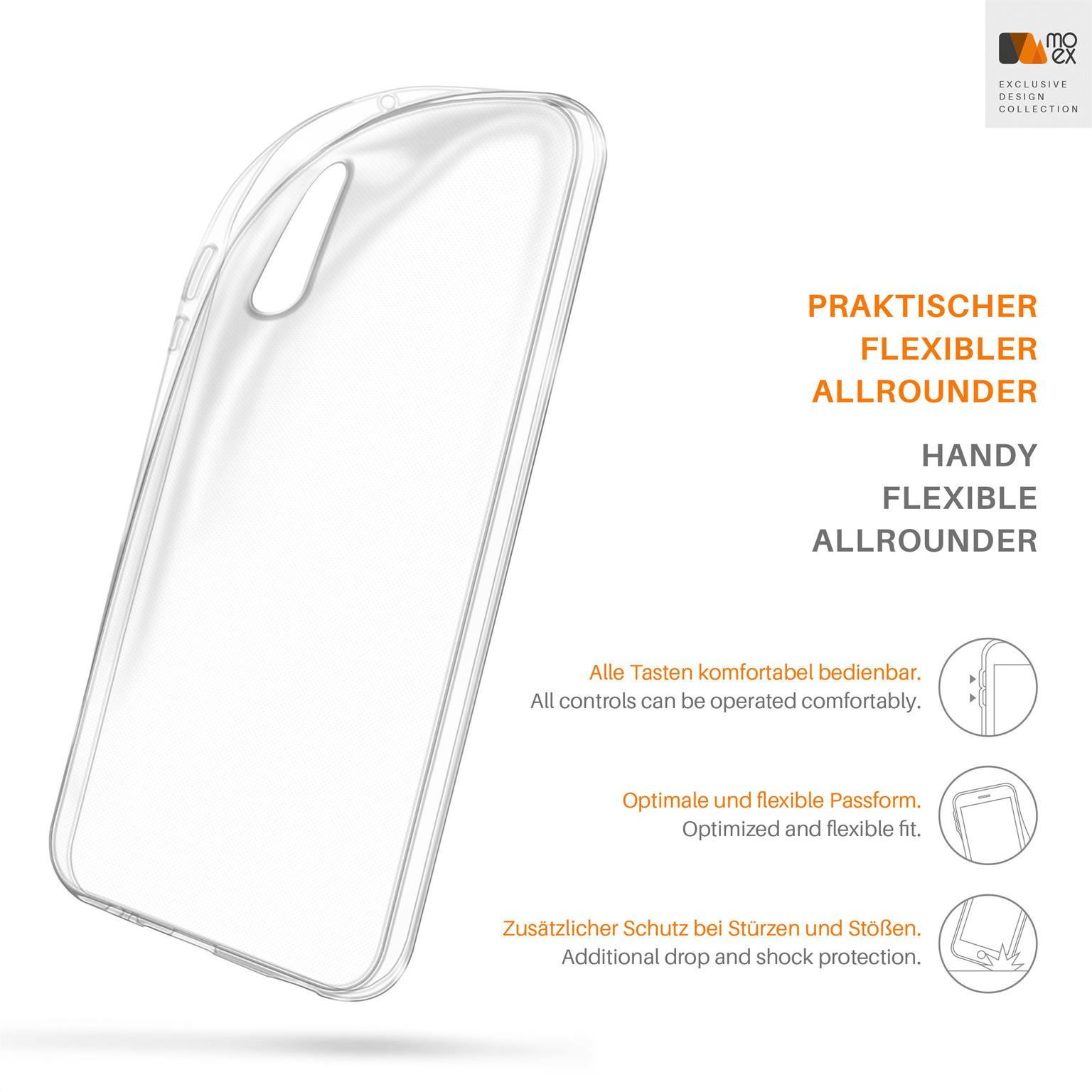 MOEX Aero Backcover, 9X Crystal-Clear Honor, Case, Pro