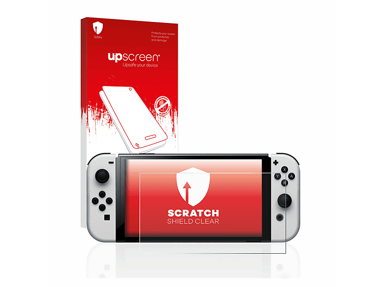 UPSCREEN Kratzschutz klare Schutzfolie(für Nintendo Switch  OLED-Modell)
