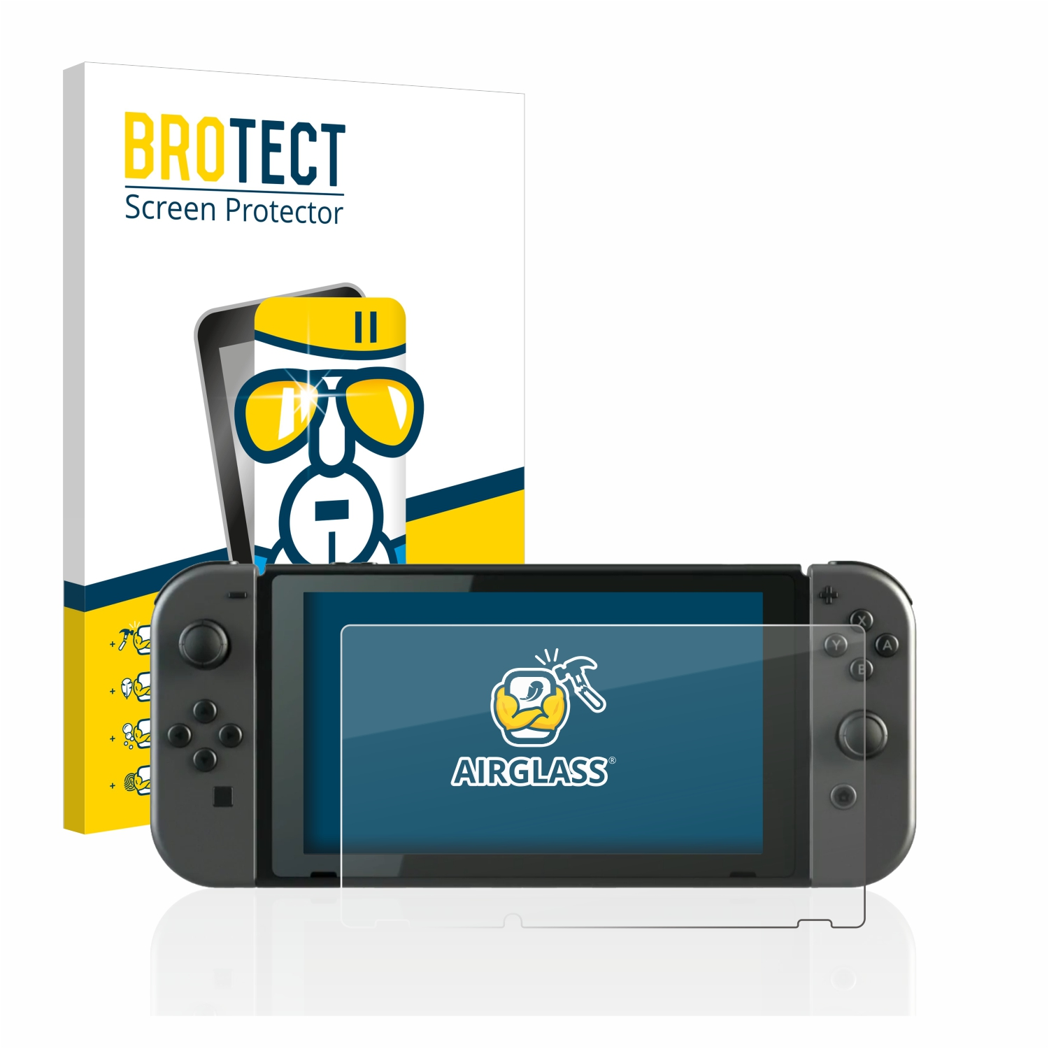 Airglass BROTECT Nintendo klare Schutzfolie(für Switch)