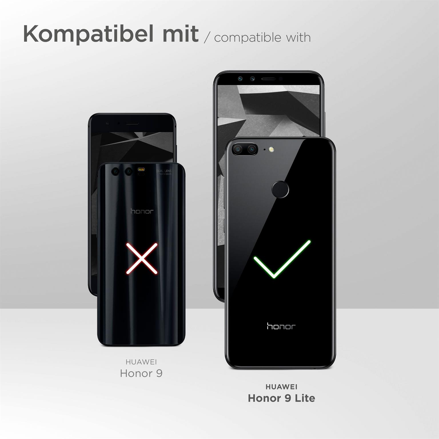 Telefone mit Hüllen. Ein Telefon hat ein X, das andere ein Häkchen. Weißer Hintergrund.