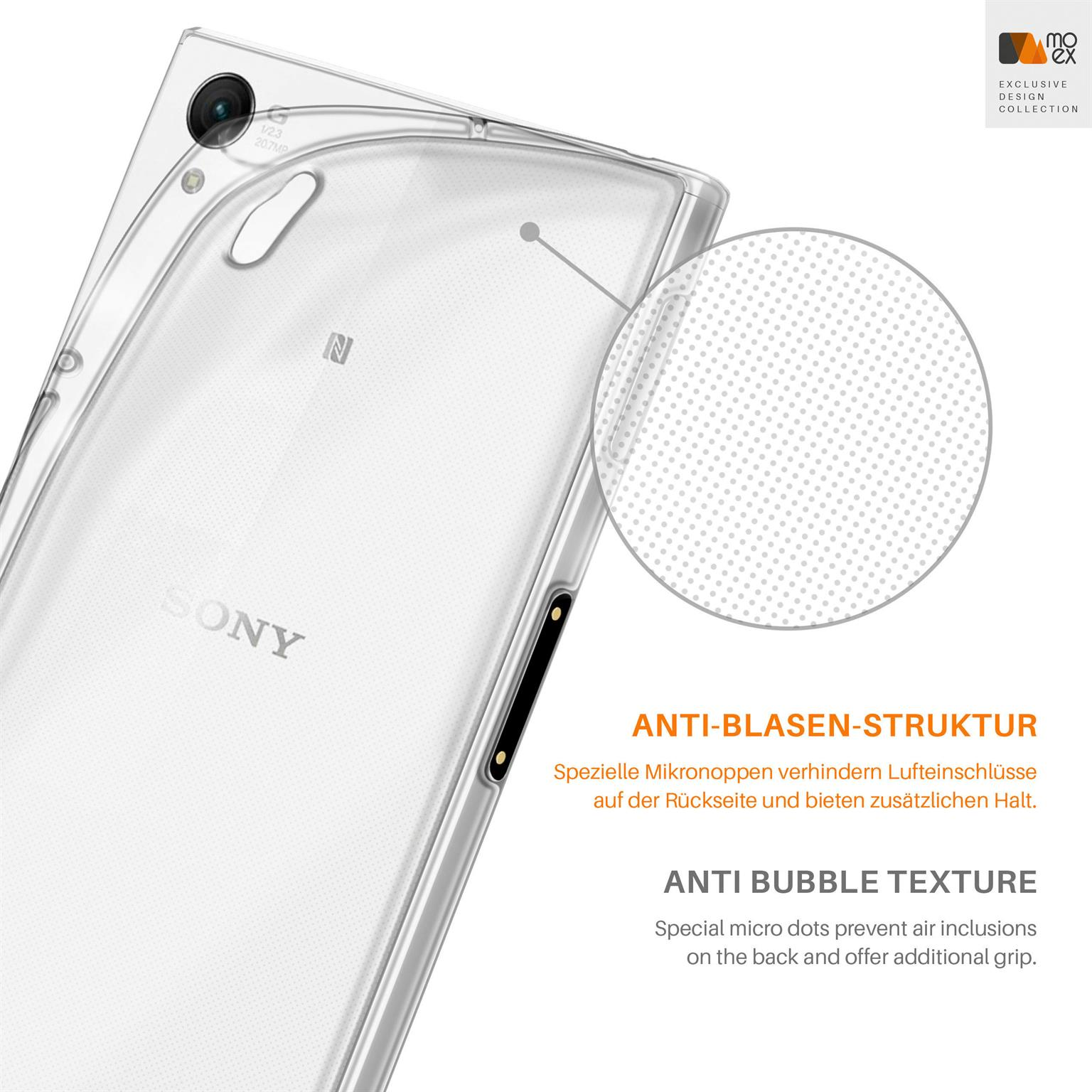 Crystal-Clear Z1, Xperia Backcover, Aero MOEX Sony, Case,