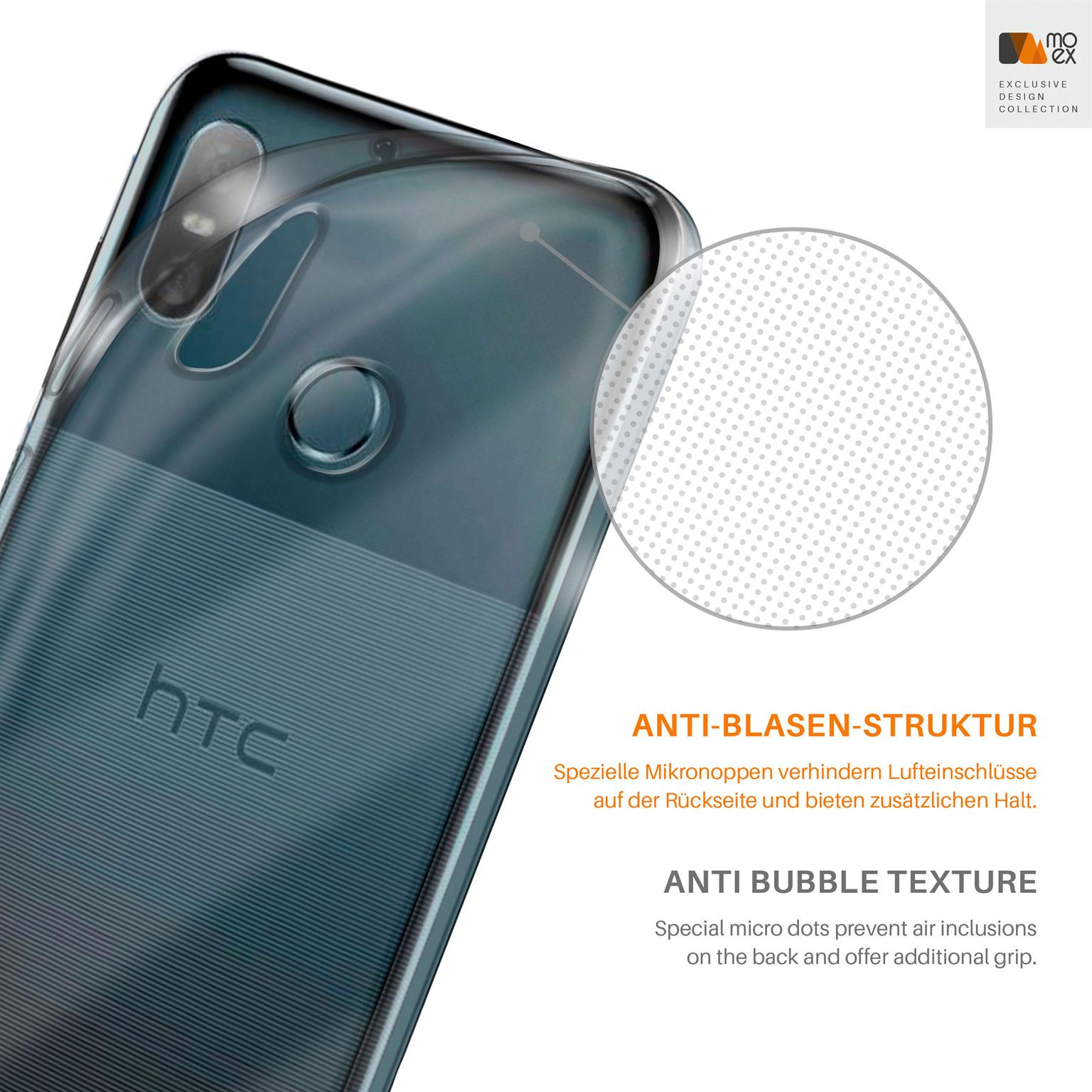 HTC, U12 Crystal-Clear Case, MOEX Life, Backcover, Aero