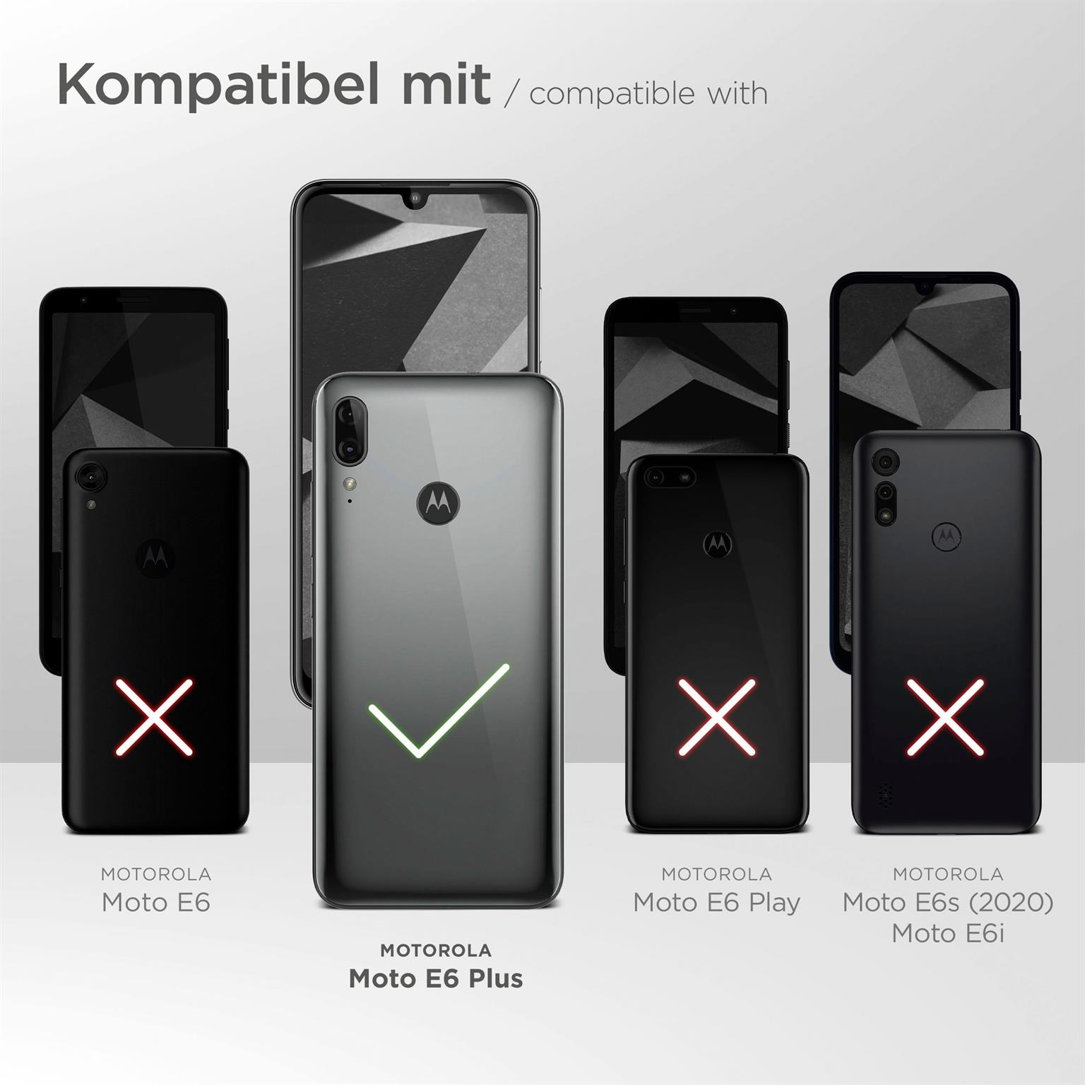 3x Schutzfolie, Moto Plus) Motorola MOEX matt E6 Displayschutz(für