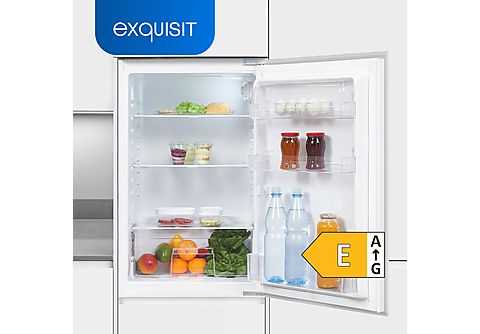 EXQUISIT EKS131-V-040E Einbaukühlschrank (E, 880 mm hoch, Weiß) | MediaMarkt