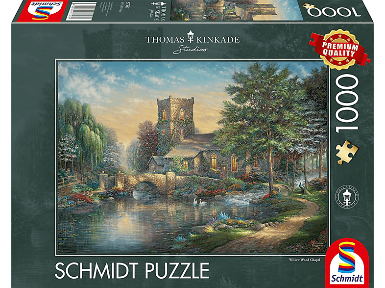 SCHMIDT SPIELE Willow Wood Chapel Puzzle | bis 1000 Teile