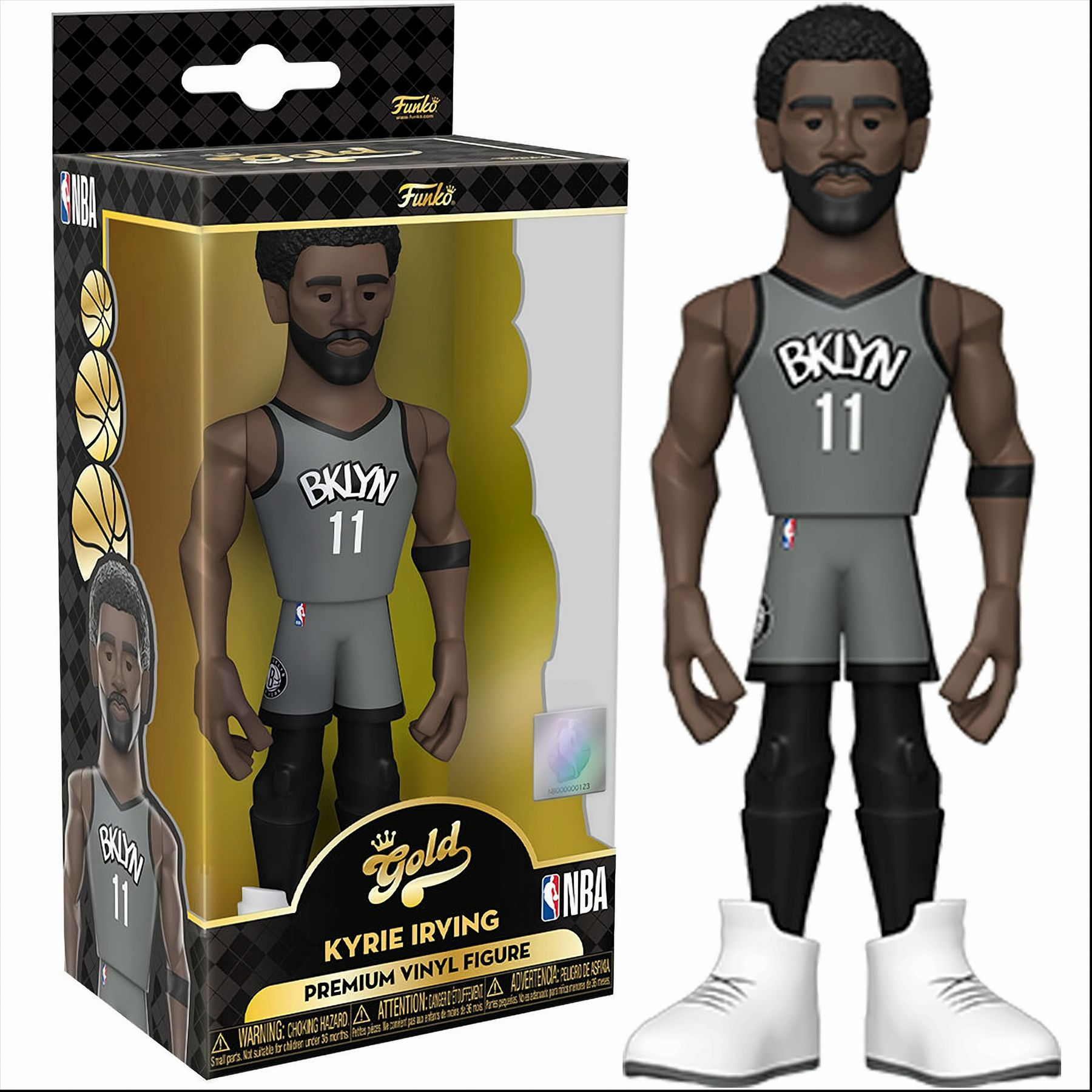 NBA - Irving Vinyl Kyrie Gold Figur 13 cm