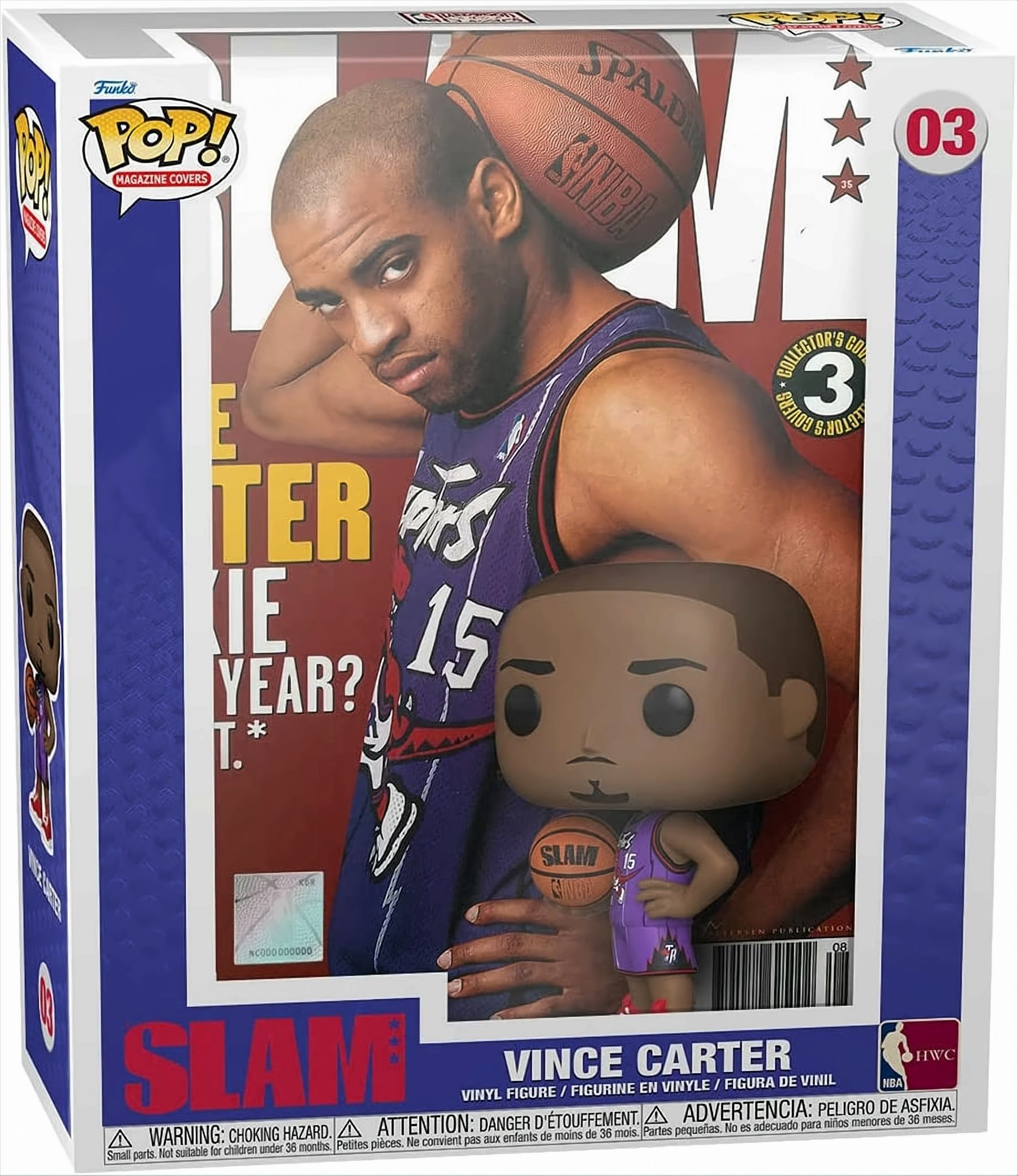 Vince Toronto - Carter Raptors NBA Cover - POP /