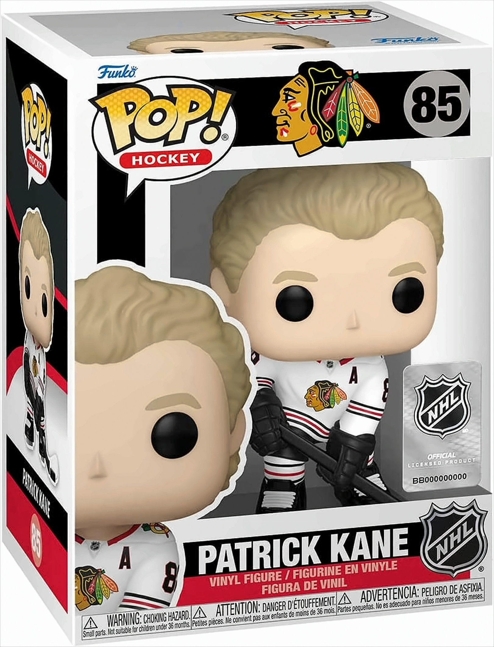 Patrick - POP Blackhawks NHL - Kane/Chicago (Road)