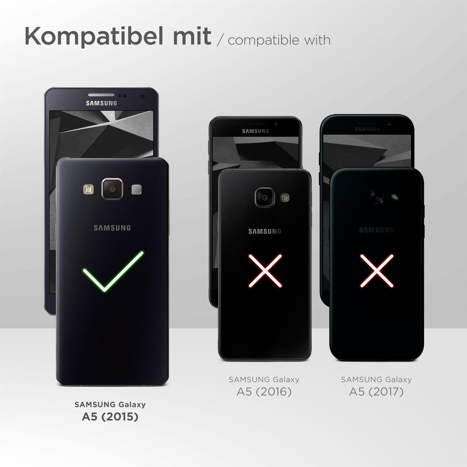MOEX Flip (2015), Galaxy Case, Cover, Deep-Black Samsung, A5 Flip