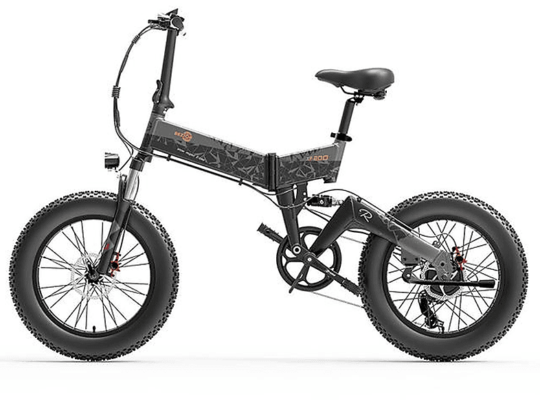 BEZIOR XF200 Kompakt-/Faltrad (Laufradgröße: 20 Zoll, Unisex-Rad, Schwarz)
