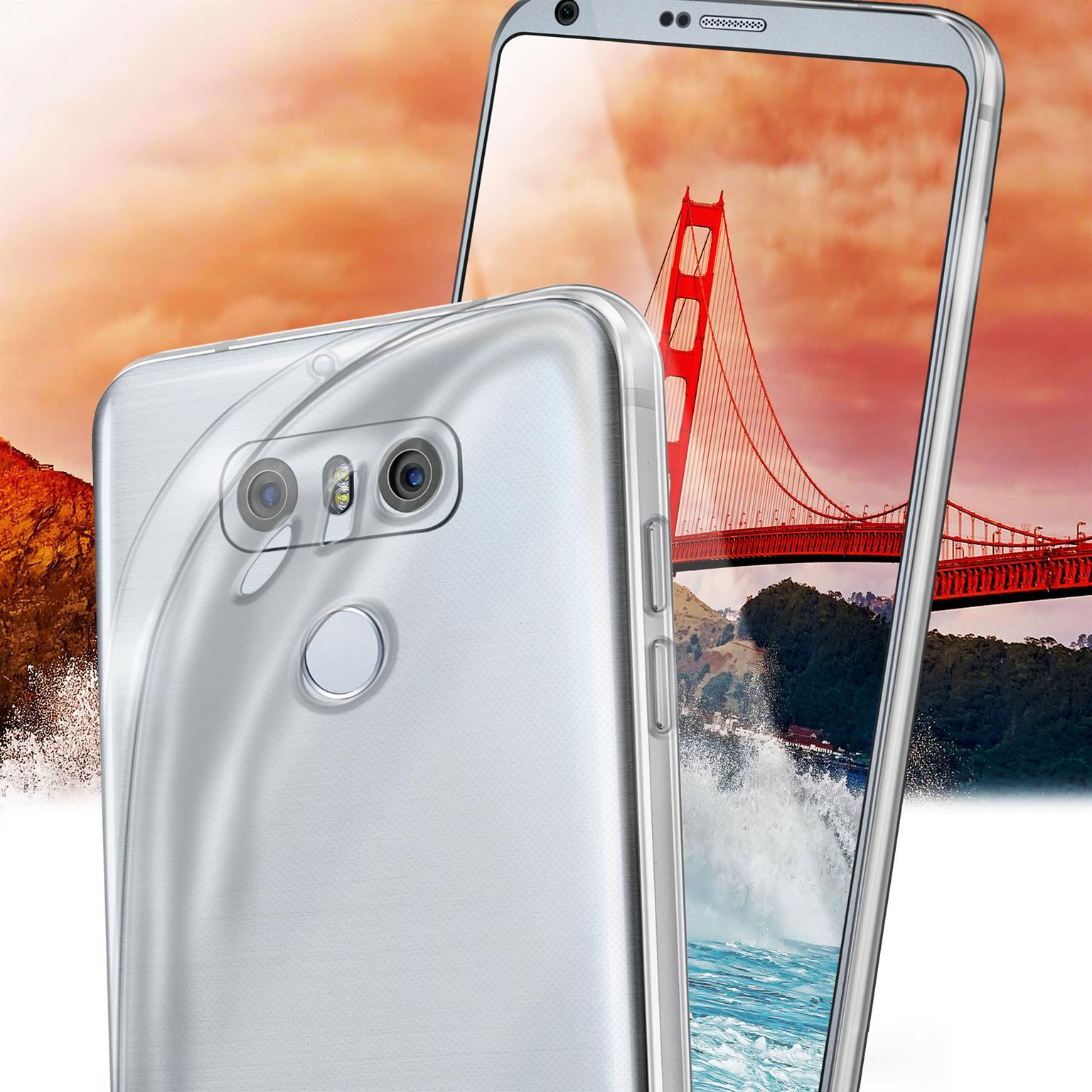 MOEX Aero Case, Crystal-Clear LG, G6, Backcover