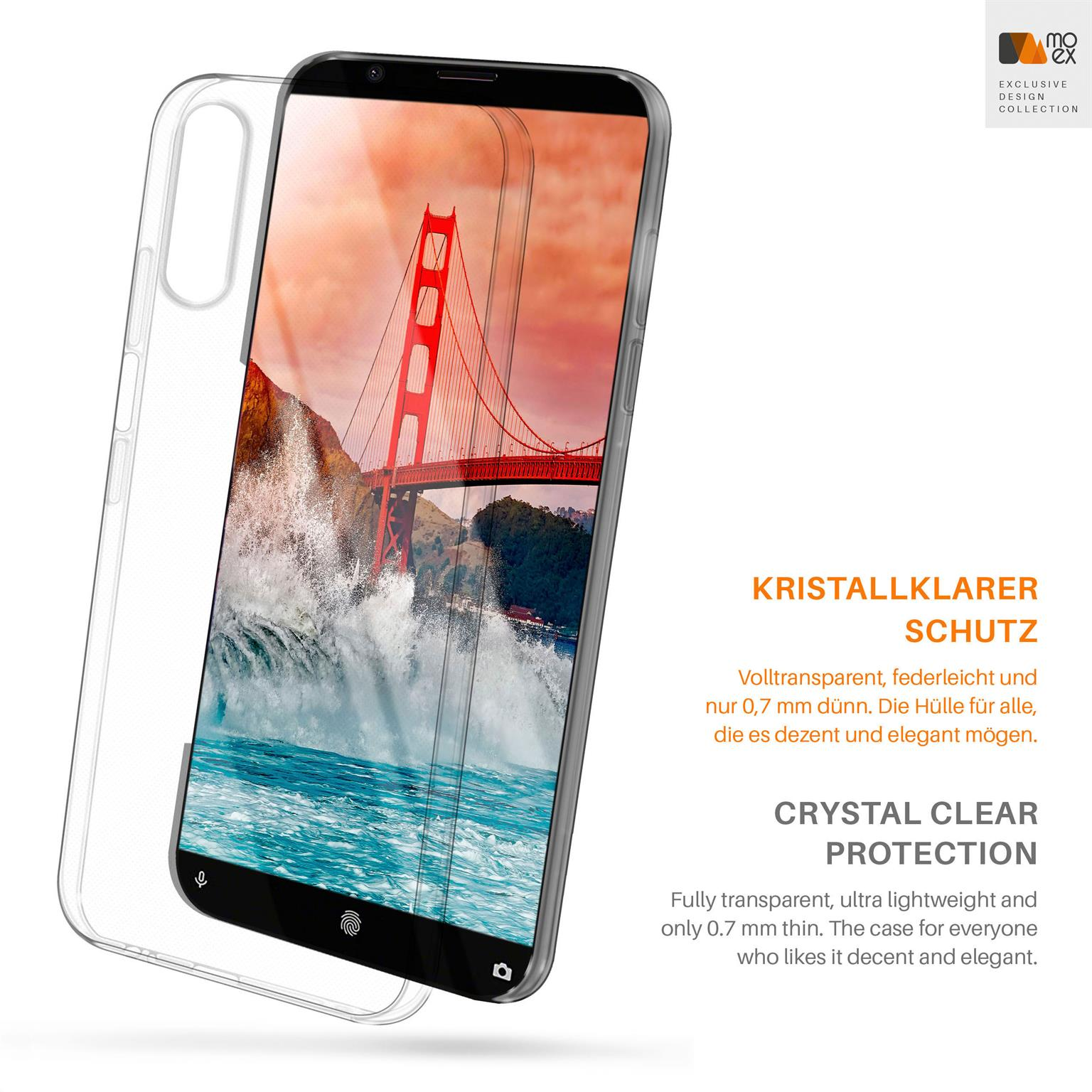 5, Case, Crystal-Clear Sony, Xperia Aero Backcover, MOEX
