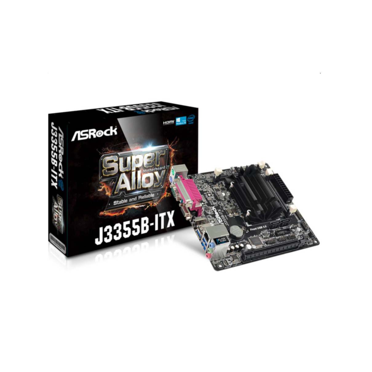 schwarz J3355B-ITX Mainboards ASROCK