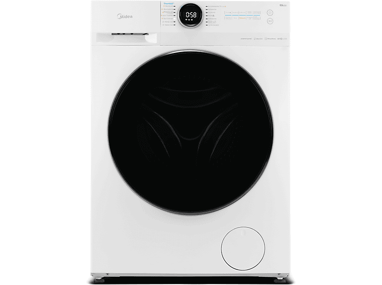 MIDEA MF200D86WB-14EAS Waschtrockner (8 kg 6 / kg