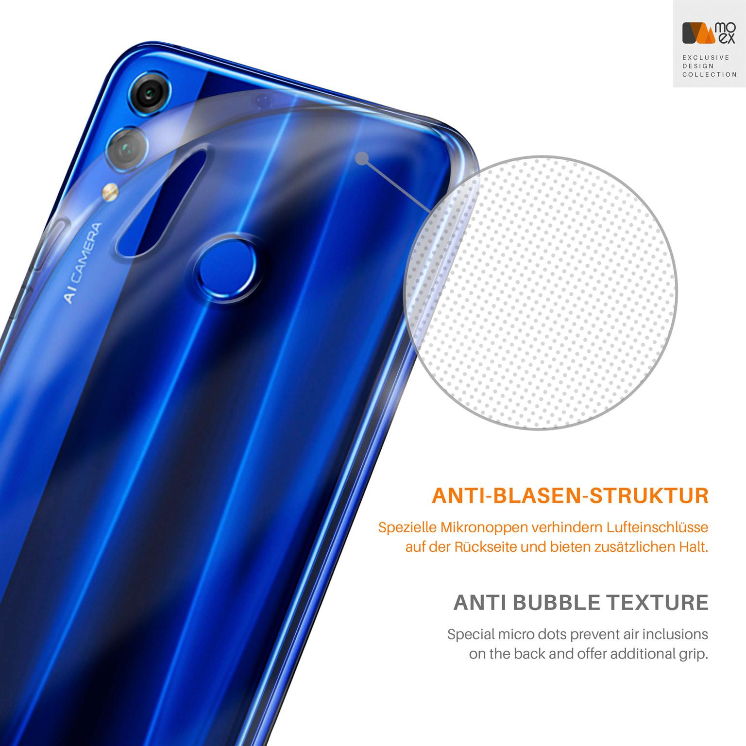 MOEX Aero Case, Backcover, Huawei, Honor 8X, Crystal-Clear