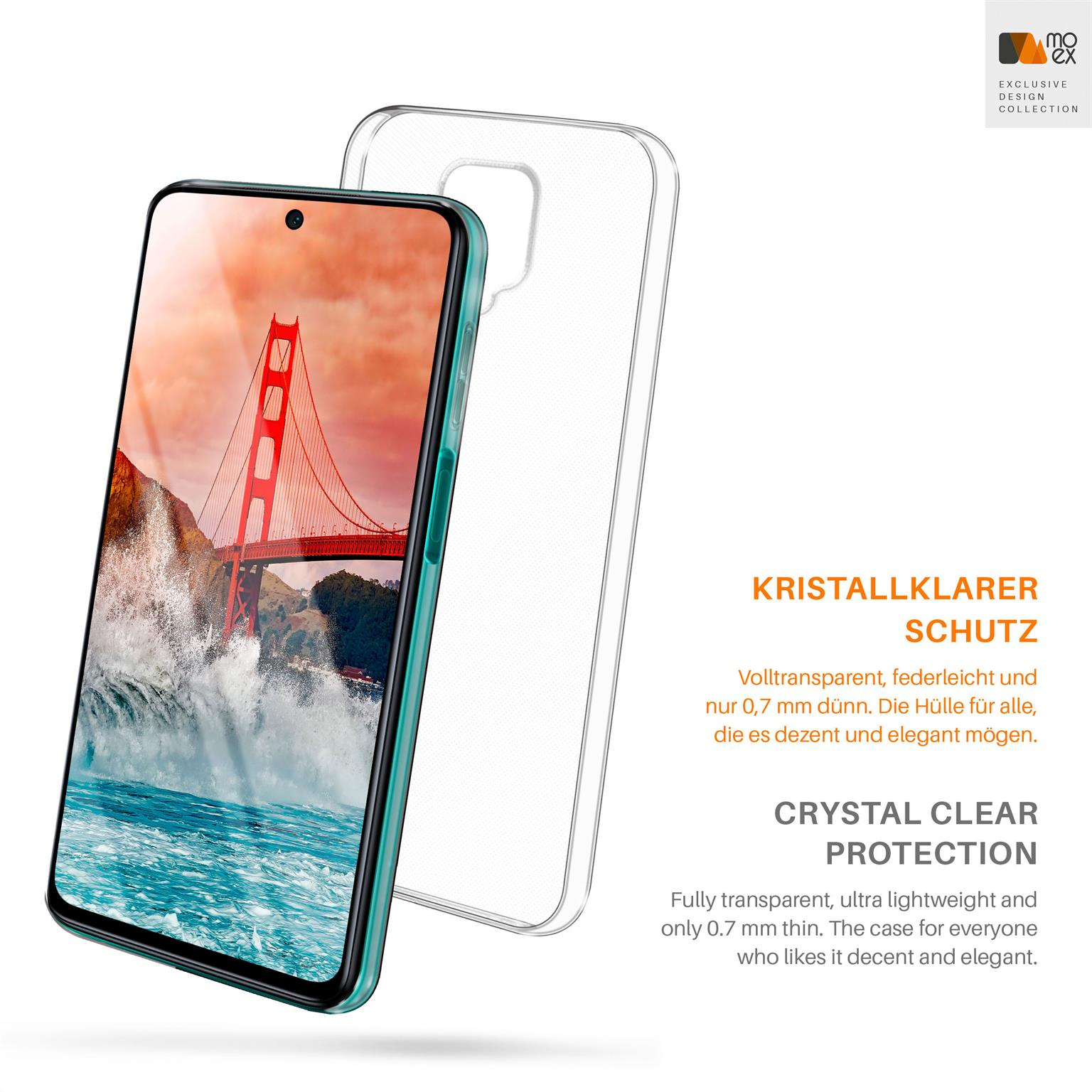 Note Pro, Xiaomi, 9 Case, Redmi Backcover, Crystal-Clear Aero MOEX
