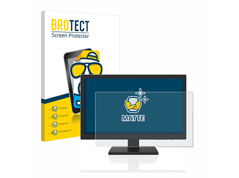 BROTECT matte Schutzfolie(für Hikvision DS-D5019QE-B) | Monitor Displayschutz