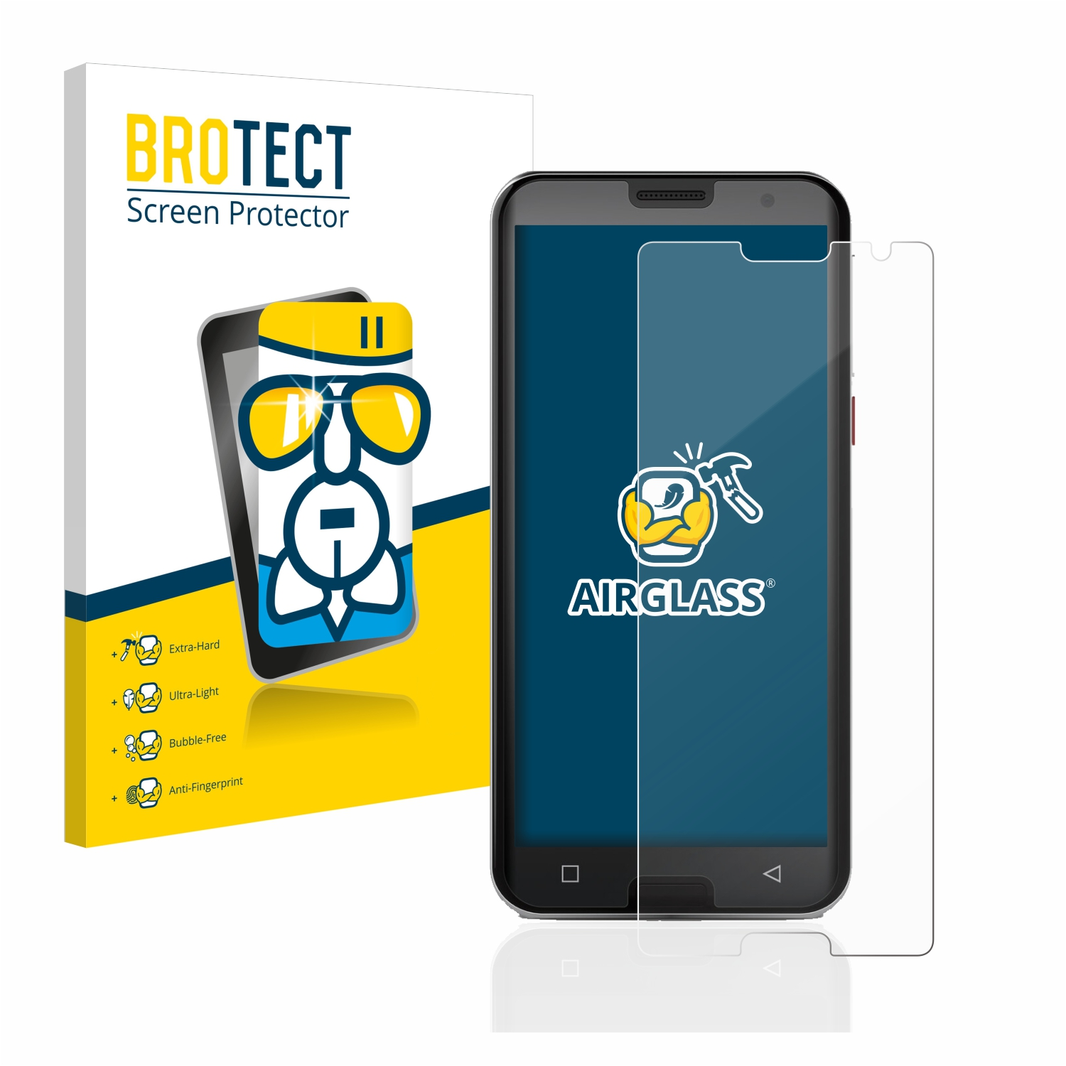 BROTECT Airglass klare Schutzfolie(für Emporia 5) Smart