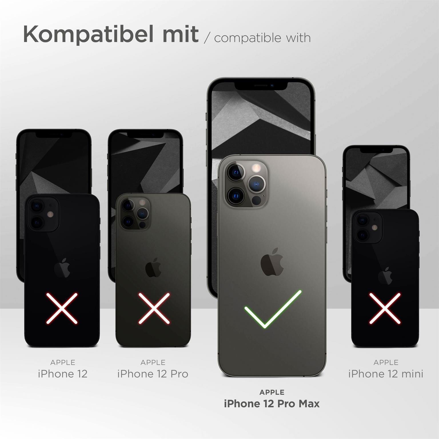 MOEX Handykette, Backcover, Apple, Regenbogen Max, iPhone 12 Pro