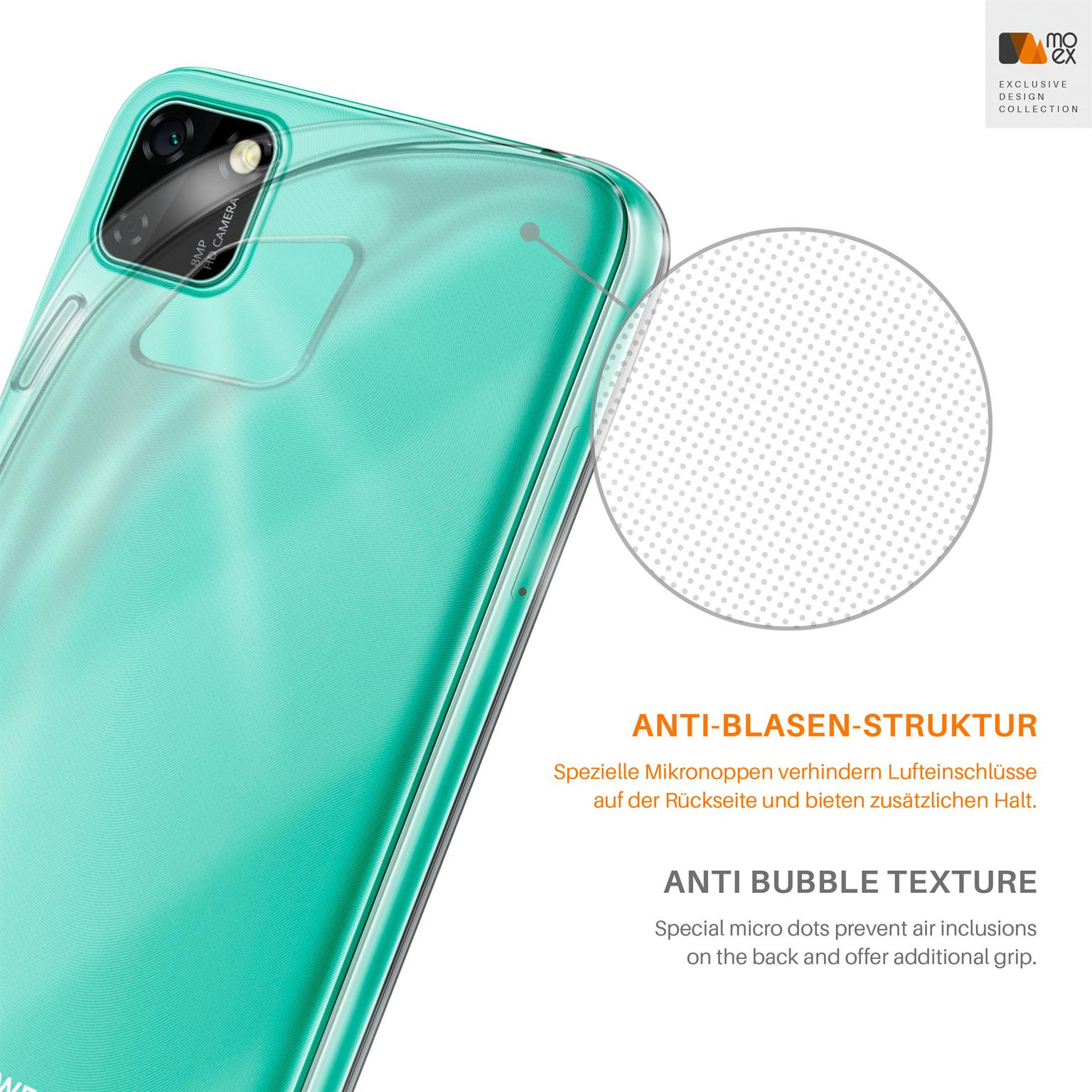 MOEX Aero Case, Crystal-Clear Huawei, Y5p, Backcover