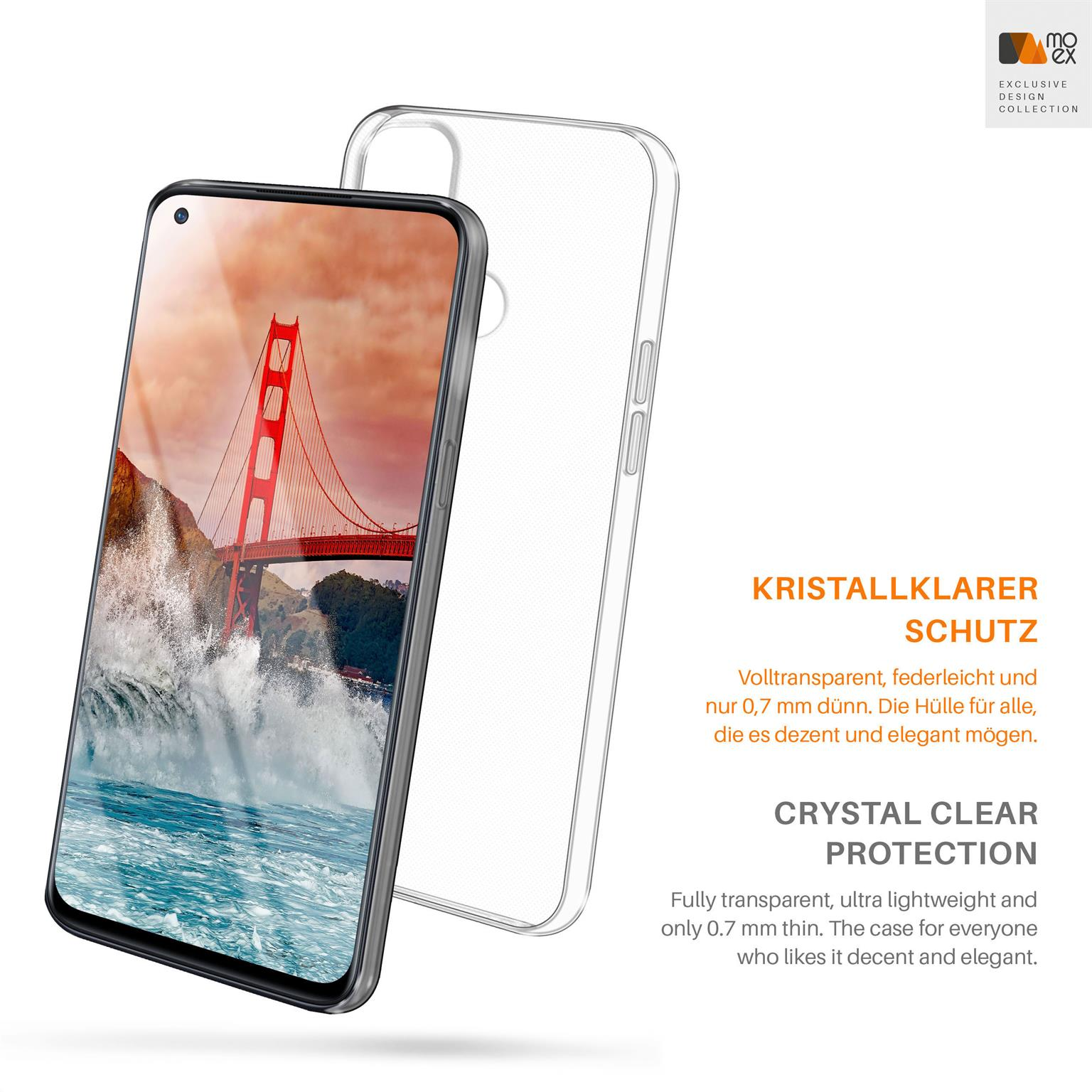 Aero Case, MOEX Backcover, Nord N100, Crystal-Clear OnePlus,