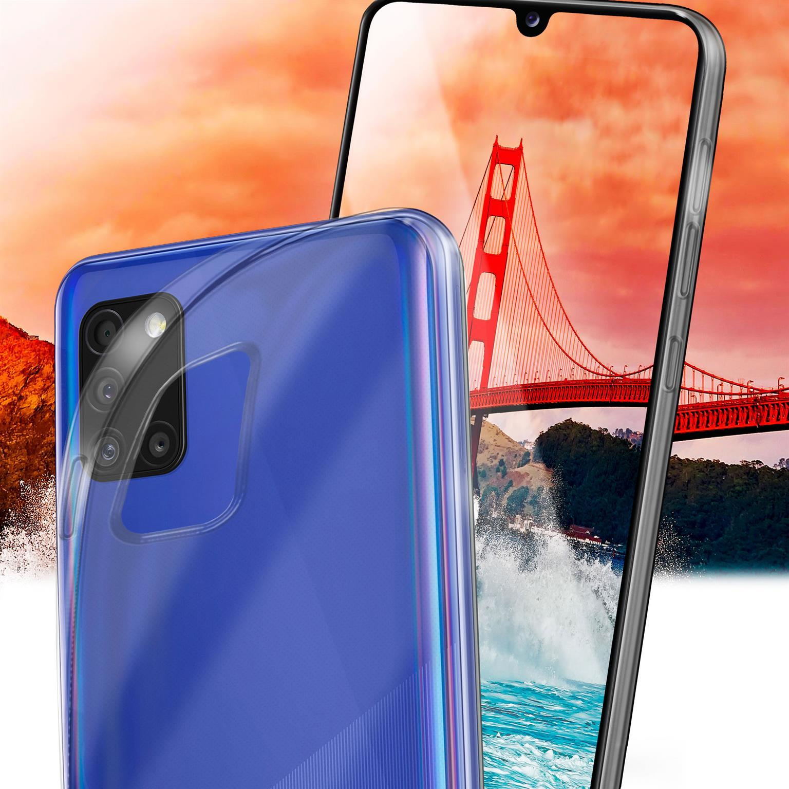 MOEX Aero Backcover, Crystal-Clear Case, Samsung, Galaxy A31