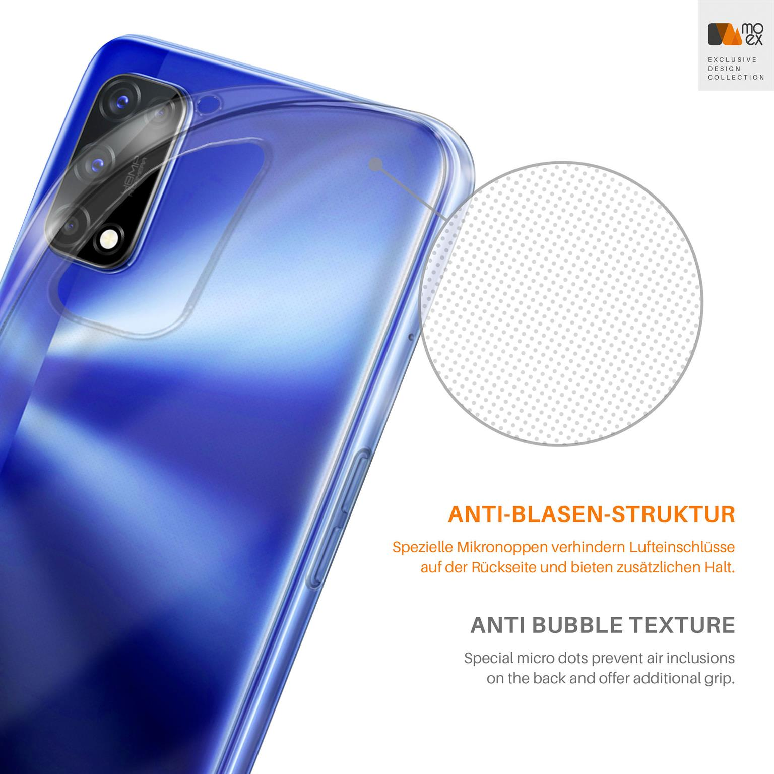 Backcover, MOEX Realme, Crystal-Clear Aero Pro, Case, 7