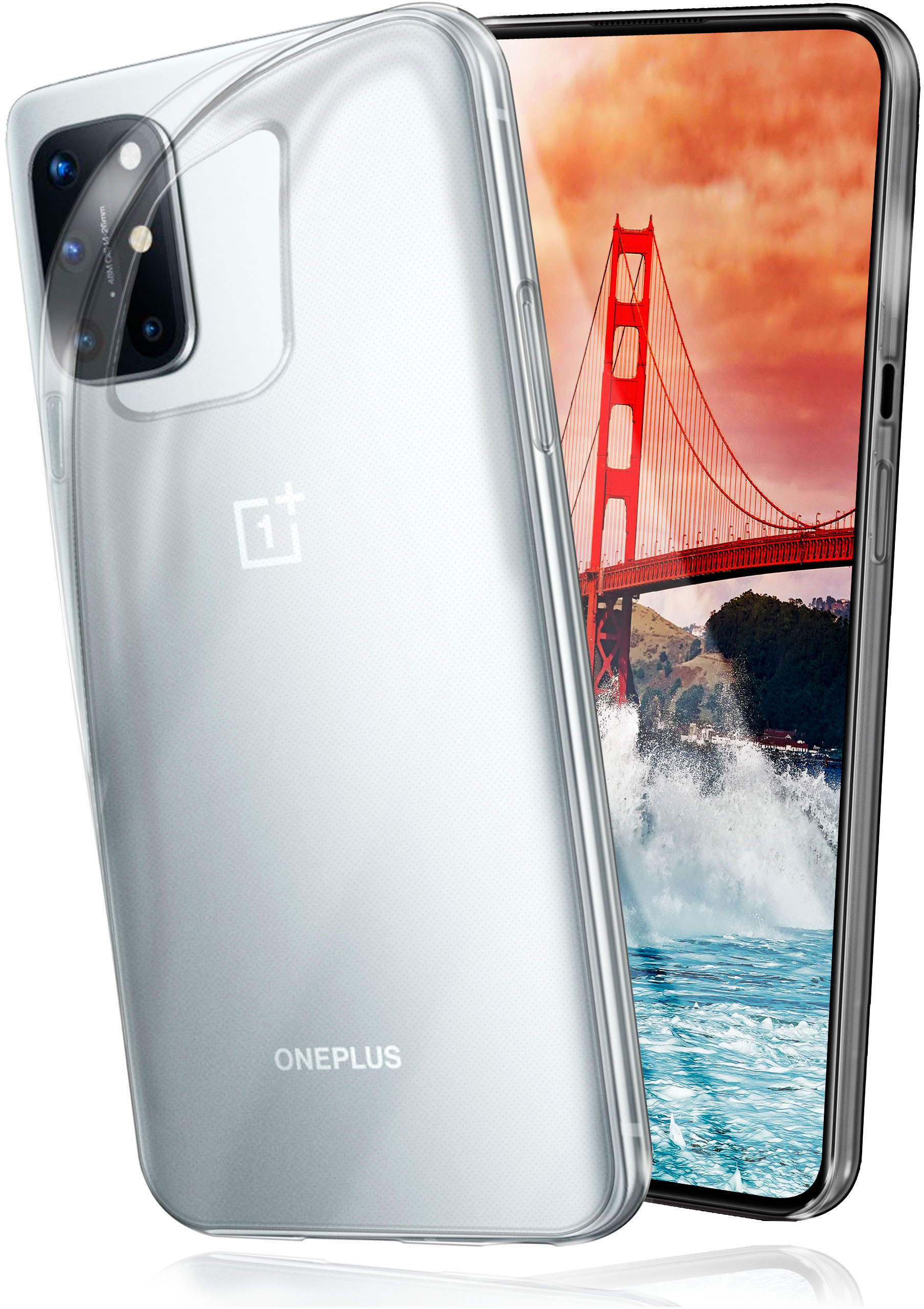 Backcover, MOEX Crystal-Clear Case, Aero 8T, OnePlus,