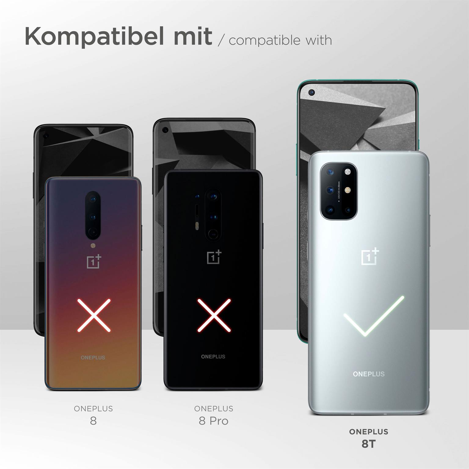 Fotos von Telefonen, einige mit X und eines mit einem Häkchen.