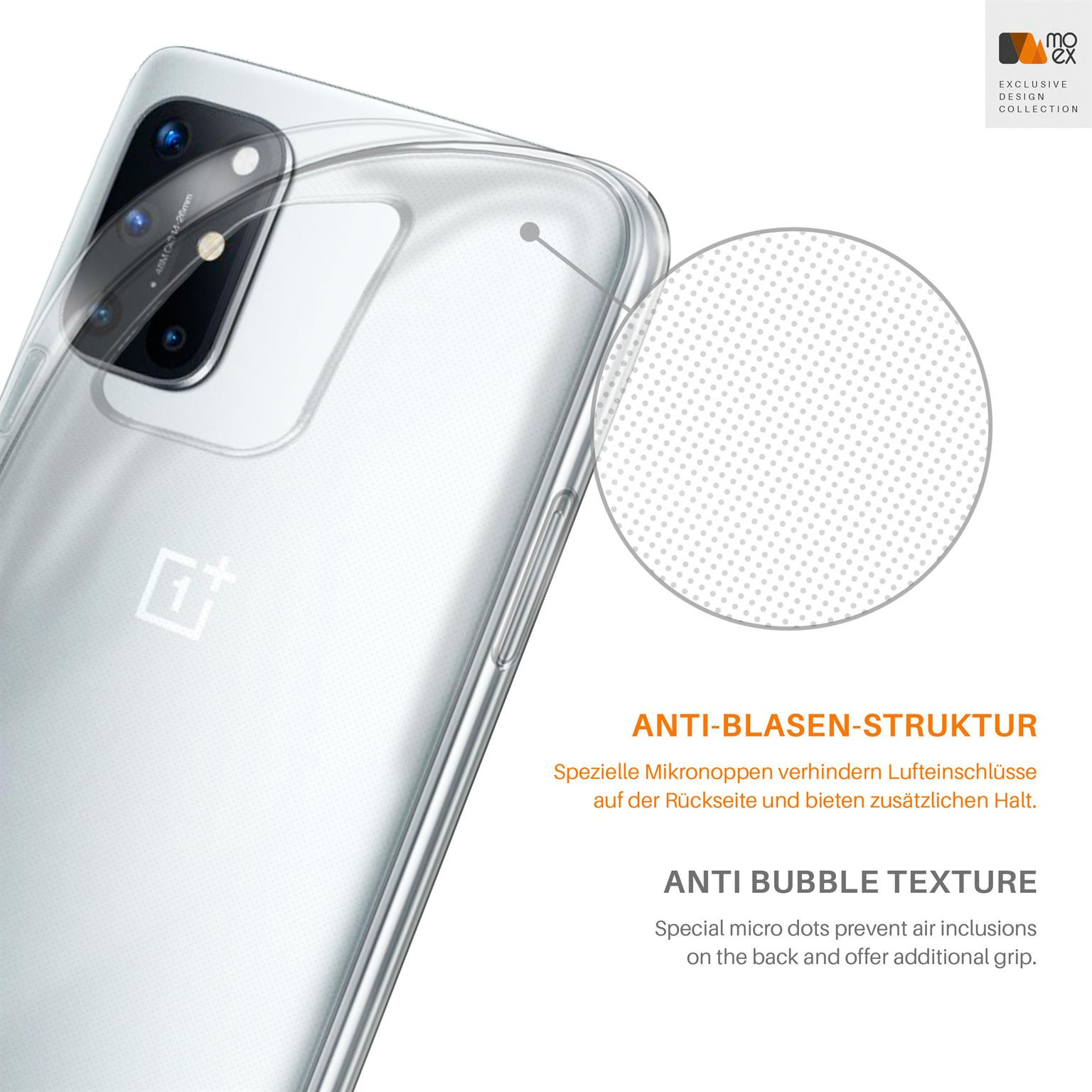 MOEX 8T, Aero OnePlus, Crystal-Clear Case, Backcover,