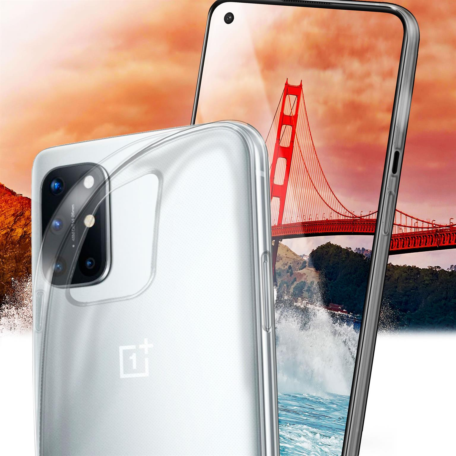 MOEX Aero Case, Crystal-Clear Backcover, 8T, OnePlus