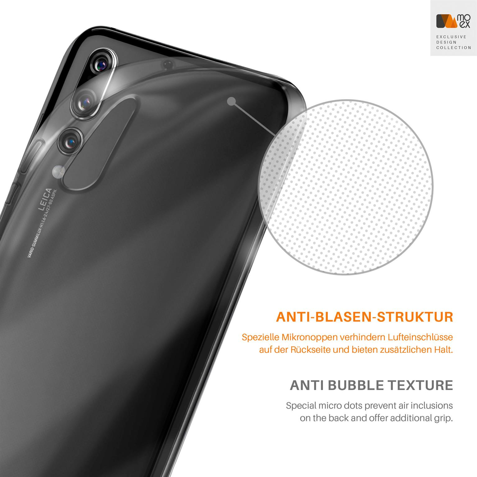 MOEX Aero Case, Backcover, Pro, Huawei, P20 Crystal-Clear