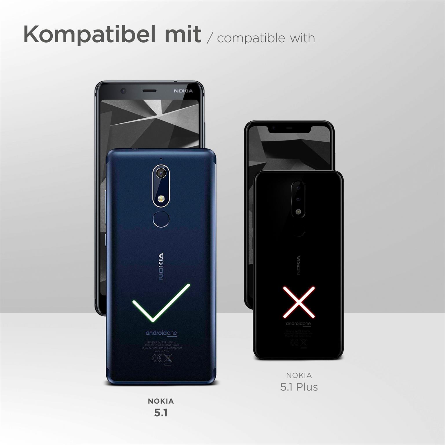Cover, MOEX 5.1, Case, Deep-Black Nokia, Flip Flip