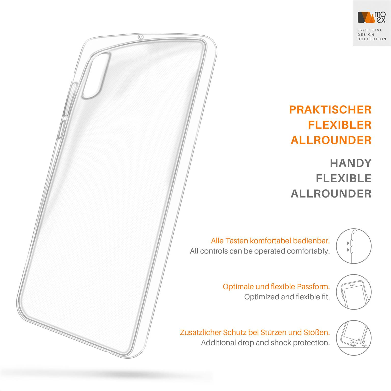 Backcover, Samsung, Aero Galaxy A40, MOEX Case, Crystal-Clear