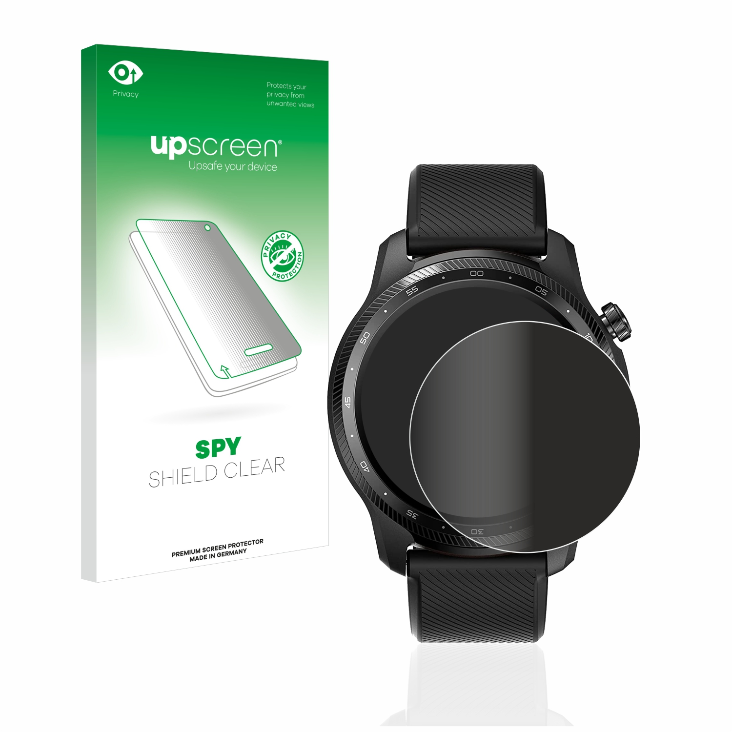 UPSCREEN Anti-Spy Schutzfolie(für Mobvoi GPS) 3 Pro Ultra Ticwatch